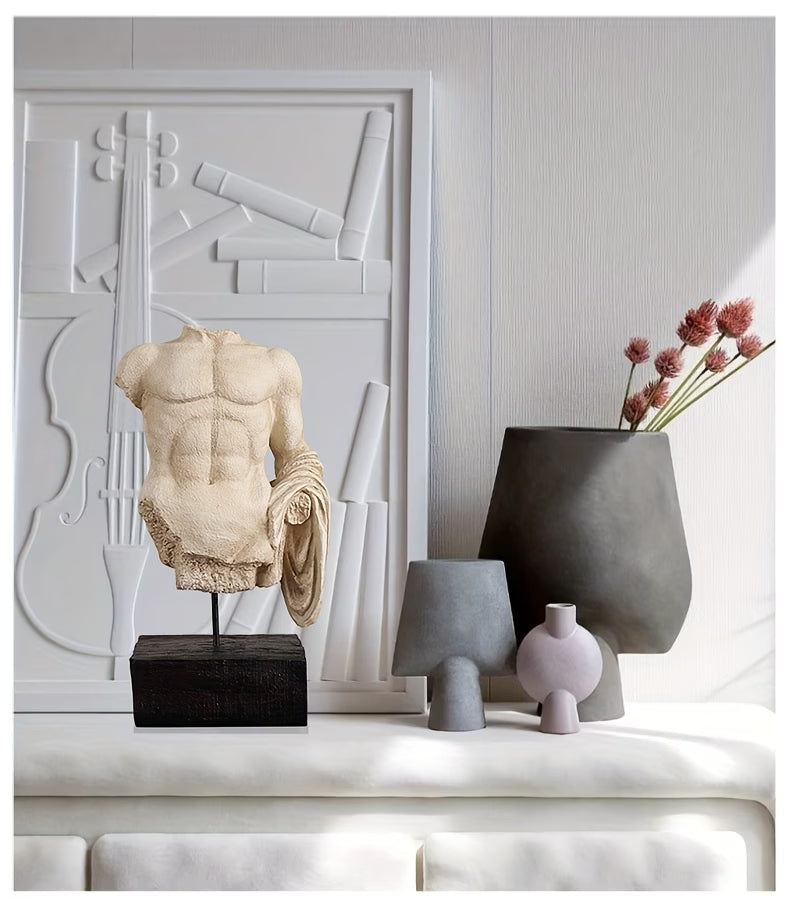 Greek Male Torso Sculpture: A Timeless Symbol of Strength, Art & Minimal Elegance