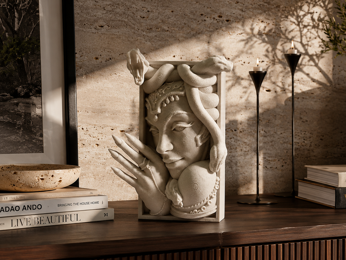 Medusa Sculpture aura works