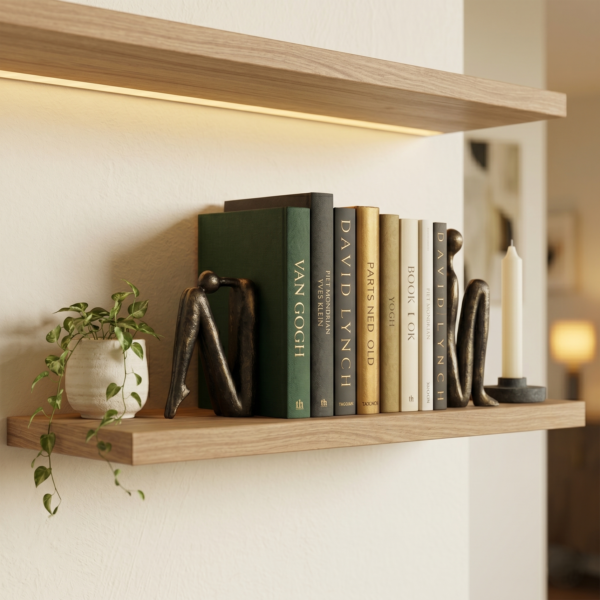 Silent Poise Bookends