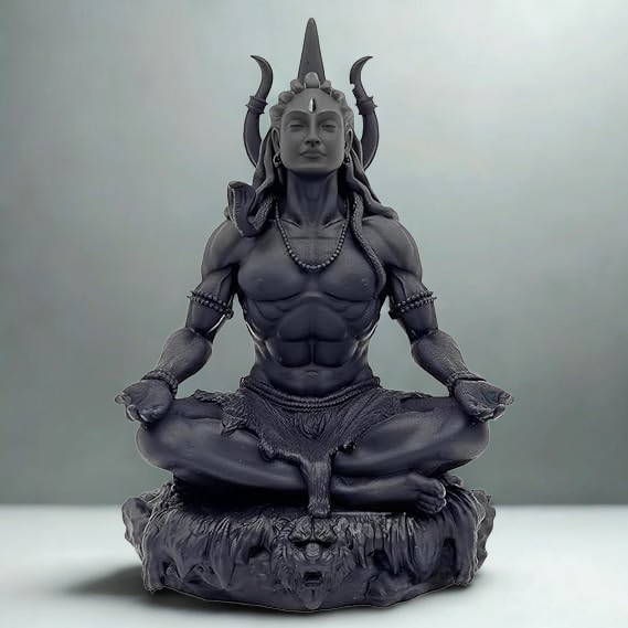 Lord Shiva in Meditation idol decor aura works