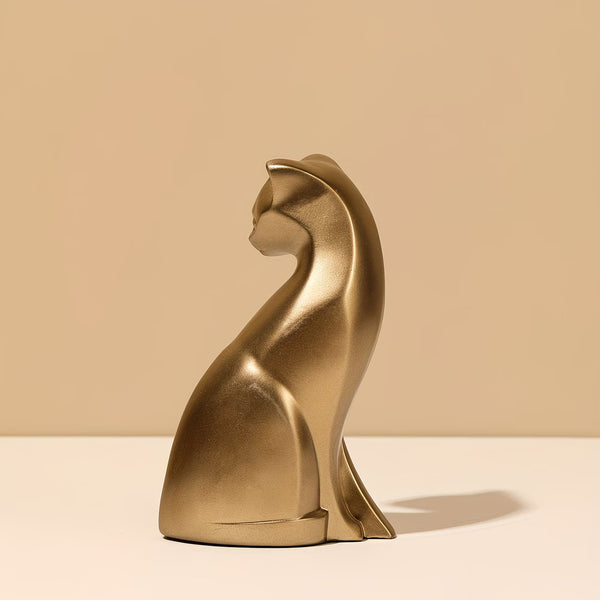 Velvet Paw-Luxe Cat Sculpture