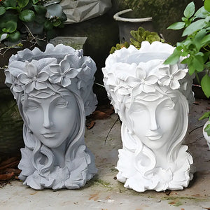 Goddess Face Vase